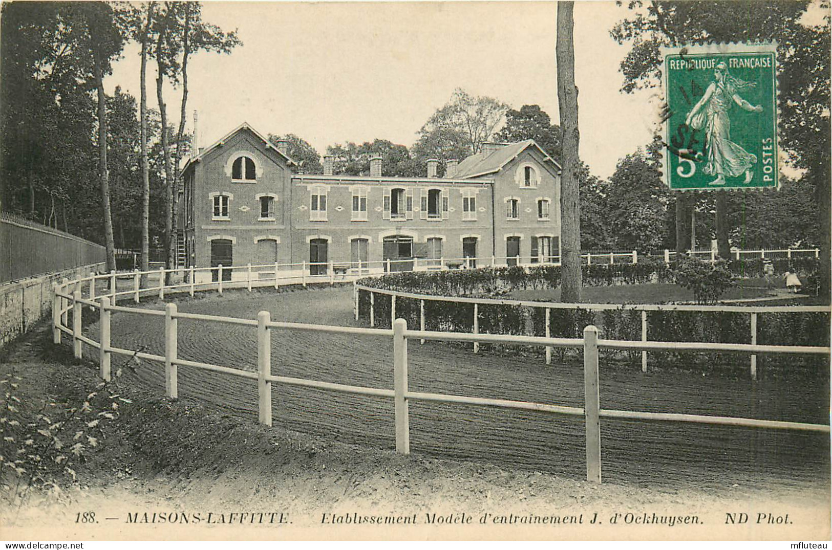 78* MAISONS LAFFITTE Etablissement Entrainement  Ockhuysen        RL09.0102 - Maisons-Laffitte