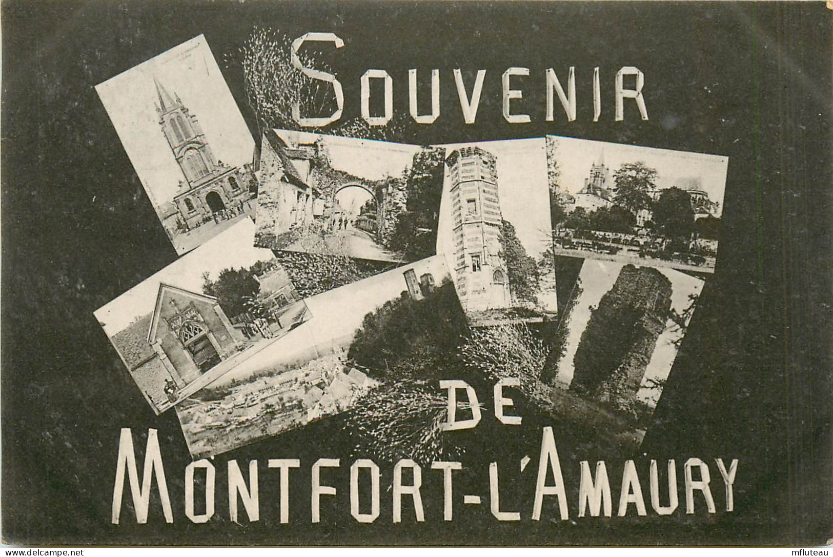 78* MONTFORT L AMAURY  Souvenir  Multivues       RL09.0075 - Montfort L'Amaury
