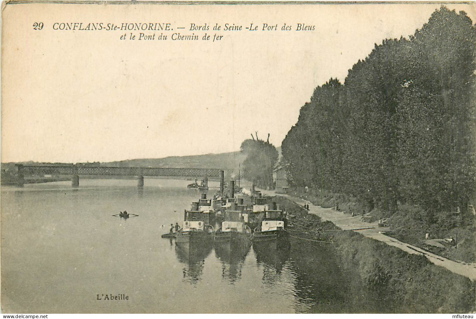 78* CONFLANS STE HONORINE   Port Des Bleus  Pont     RL09.0007 - Conflans Saint Honorine