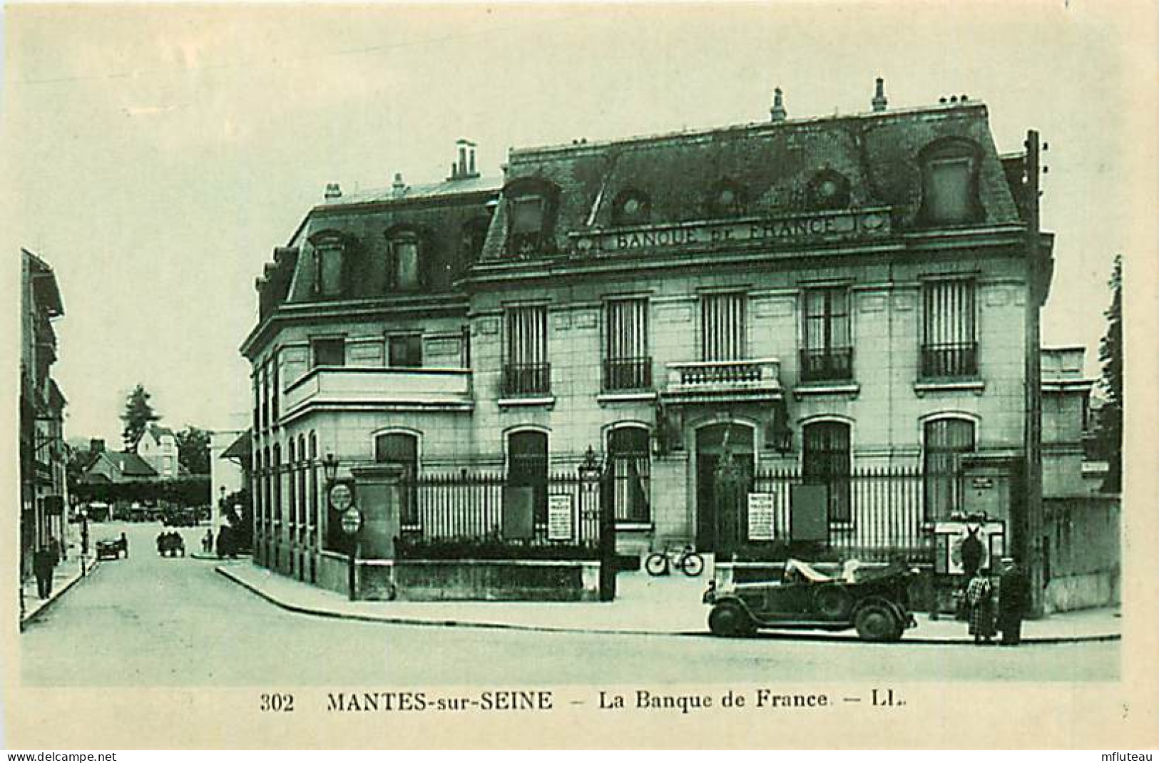 78* MANTES SUR SEINE La Banque De France           RL08.1501 - Mantes La Jolie