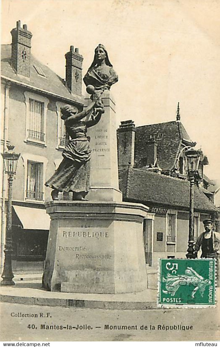 78* MANTES LA JOLIE   Monument De La Republique        RL08.1436 - Mantes La Jolie