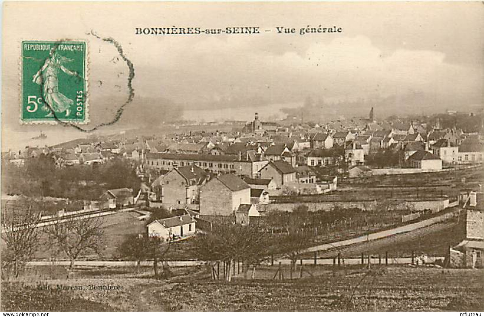 78* BONNIERES SUR SEINE     Vue Generale      RL08.1420 - Bonnieres Sur Seine