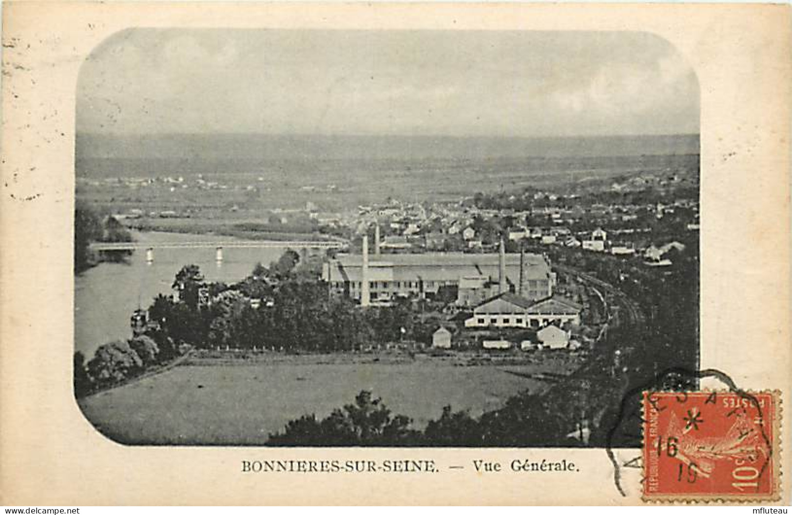 78* BONNIERES SUR SEINE    Vue Generale       RL08.1407 - Bonnieres Sur Seine