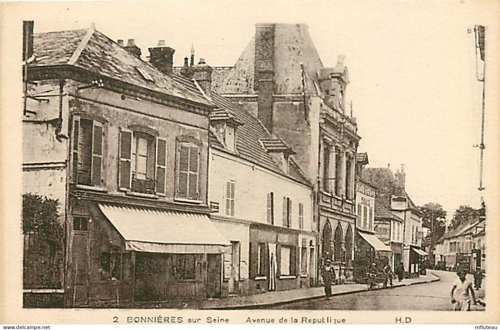 78* BONNIERES SUR SEINE    Av De La Republique       RL08.1316 - Bonnieres Sur Seine