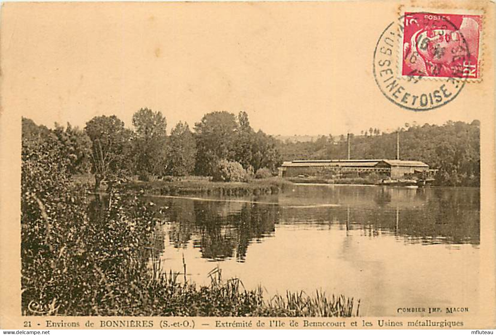 78* BONNIERES SUR SEINE   Usines Metallurgiques        RL08.1290 - Bonnieres Sur Seine