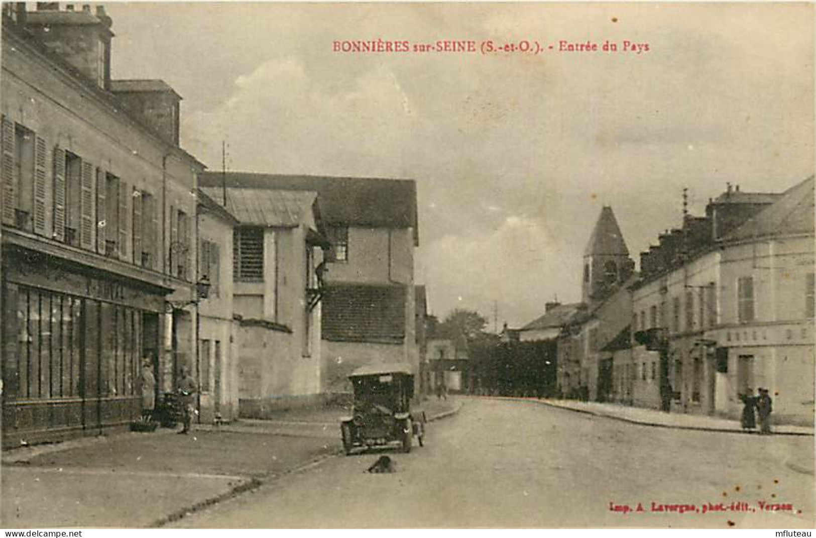 78* BONNIERES SUR SEINE  Entree Du Pays         RL08.1294 - Bonnieres Sur Seine