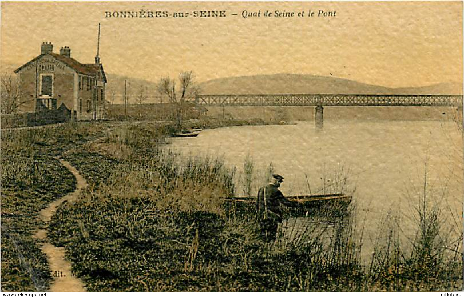 78* BONNIERES SUR SEINE  Quai De Seine Et Pont         RL08.1273 - Bonnieres Sur Seine