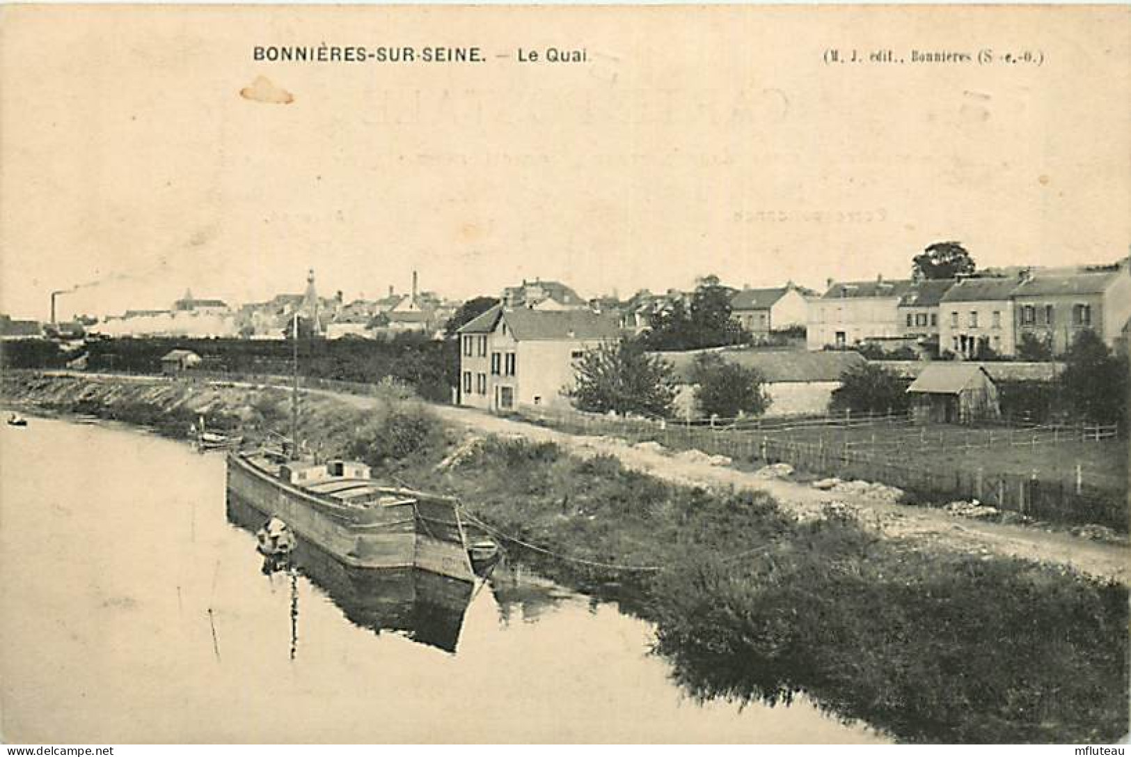 78* BONNIERES SUR SEINE   Le Quai        RL08.1268 - Bonnieres Sur Seine