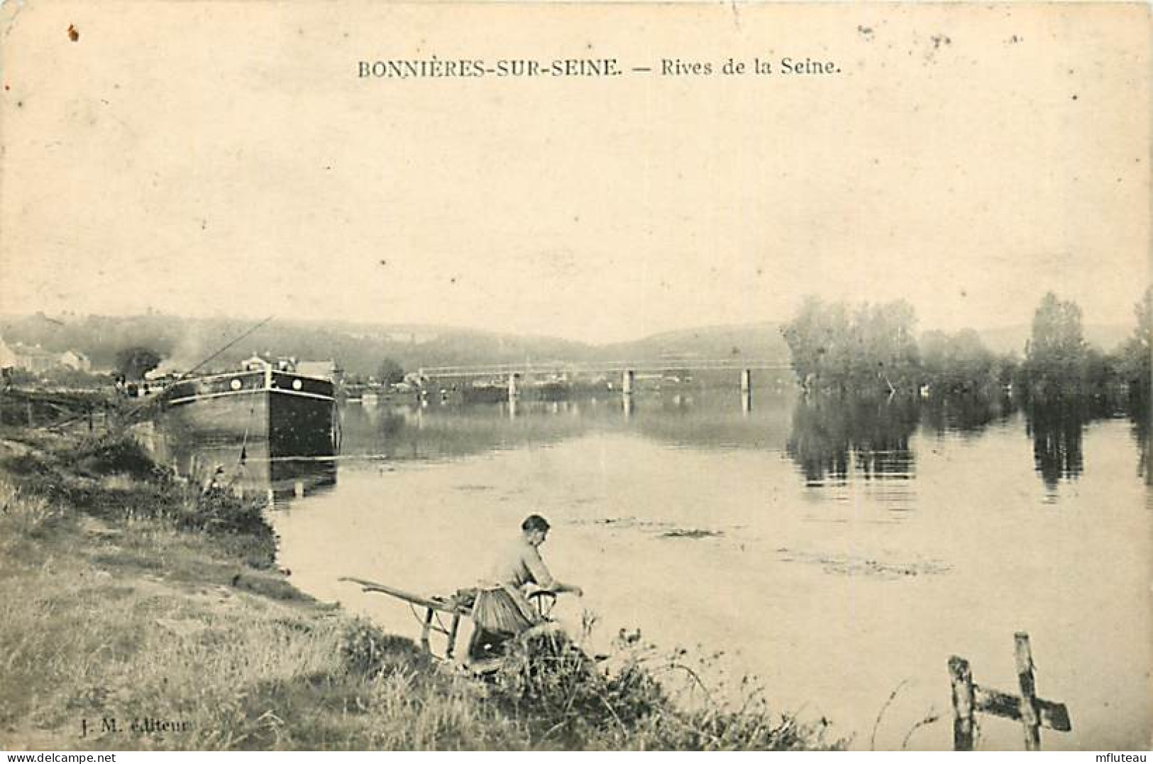 78* BONNIERES SUR SEINE    Rives De Seine  Laveuse       RL08.1265 - Bonnieres Sur Seine