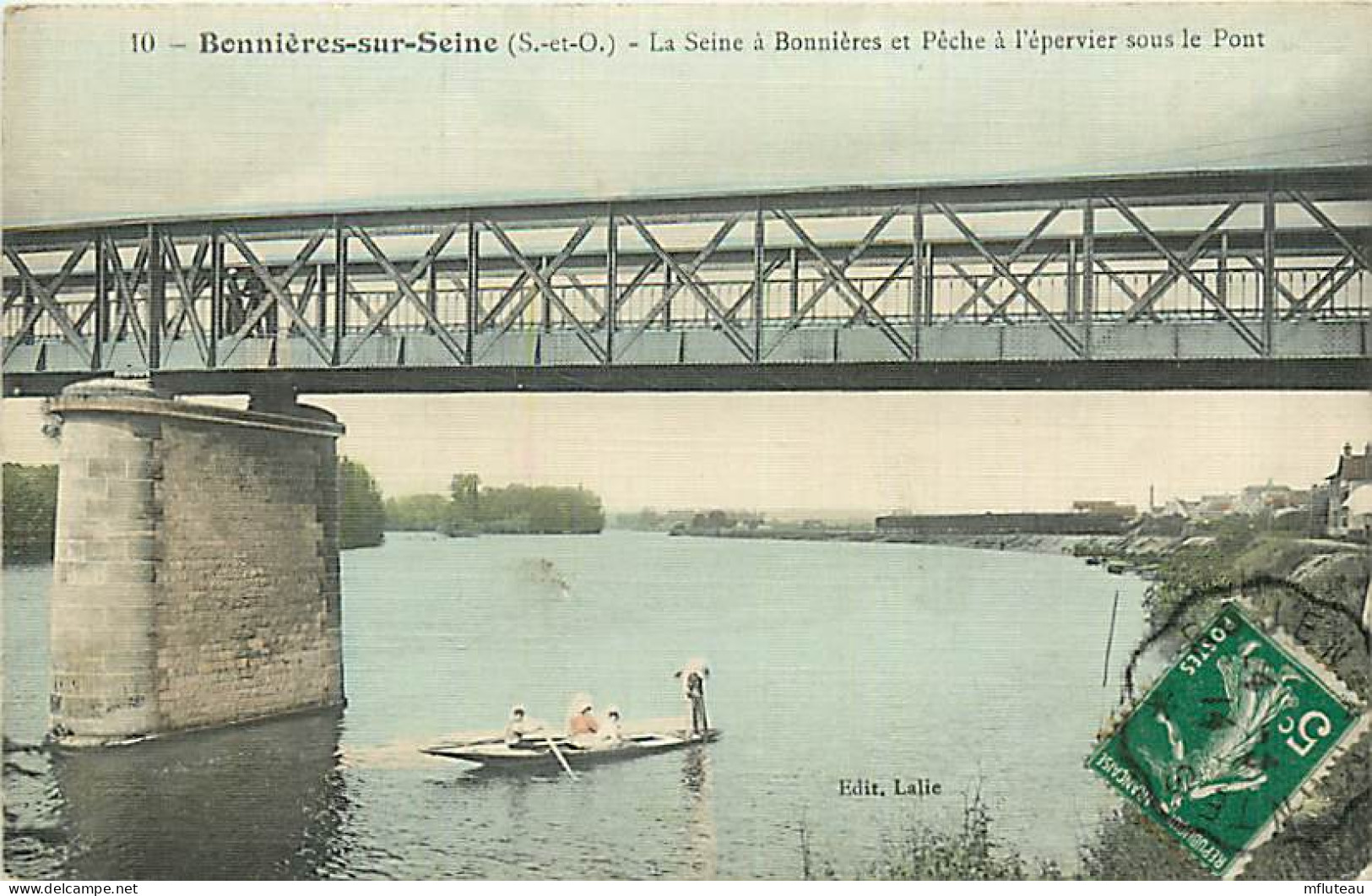 78* BONNIERES SUR SEINE    Peche A L Epervier       RL08.1263 - Bonnieres Sur Seine