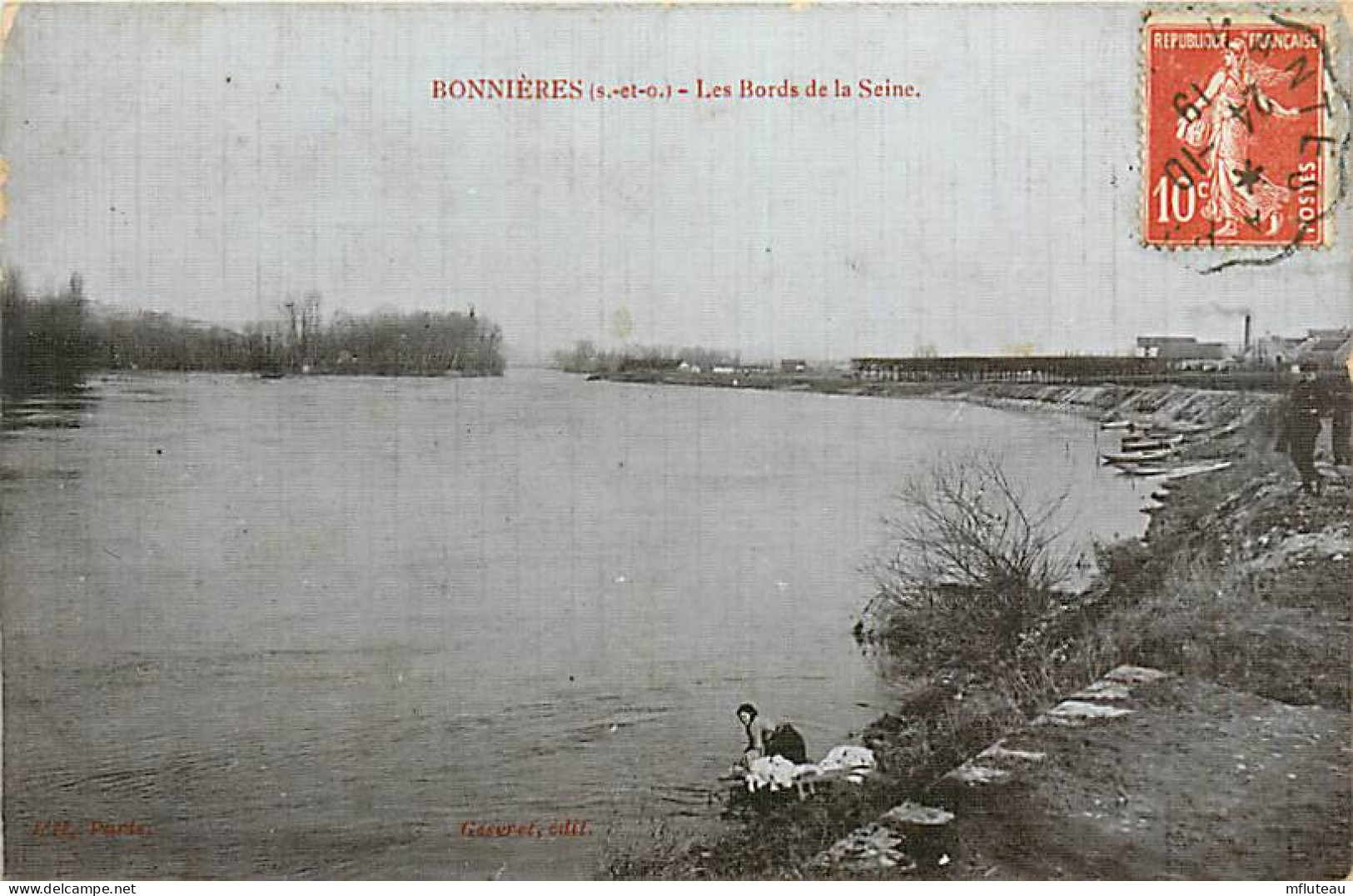 78* BONNIERES SUR SEINE    Bords De Seine  Laveuse       RL08.1264 - Bonnieres Sur Seine