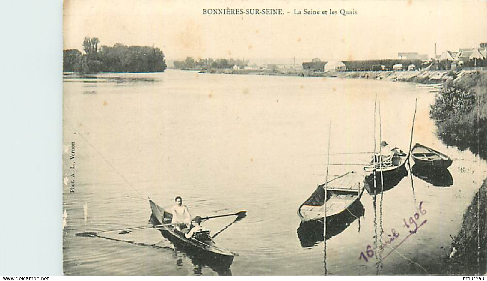78* BONNIERES SUR SEINE  La Seine Et Les Quais         RL08.1255 - Bonnieres Sur Seine
