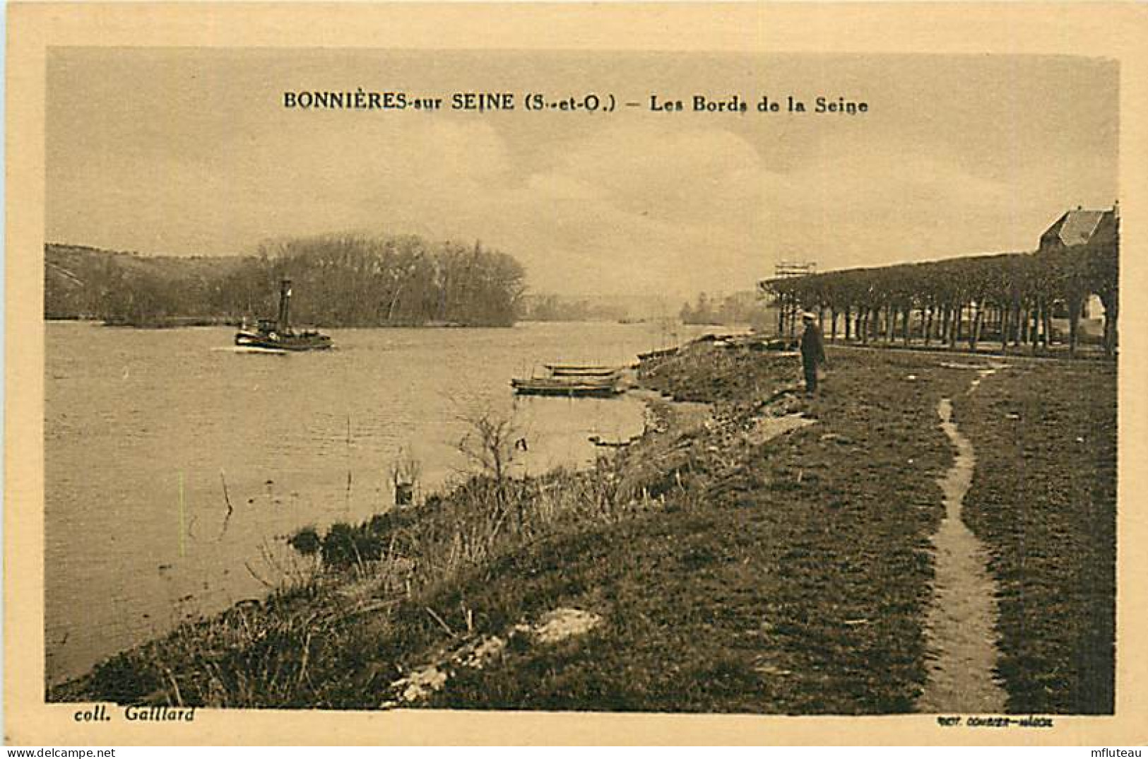 78* BONNIERES SUR SEINE   Bords De La Seine        RL08.1258 - Bonnieres Sur Seine