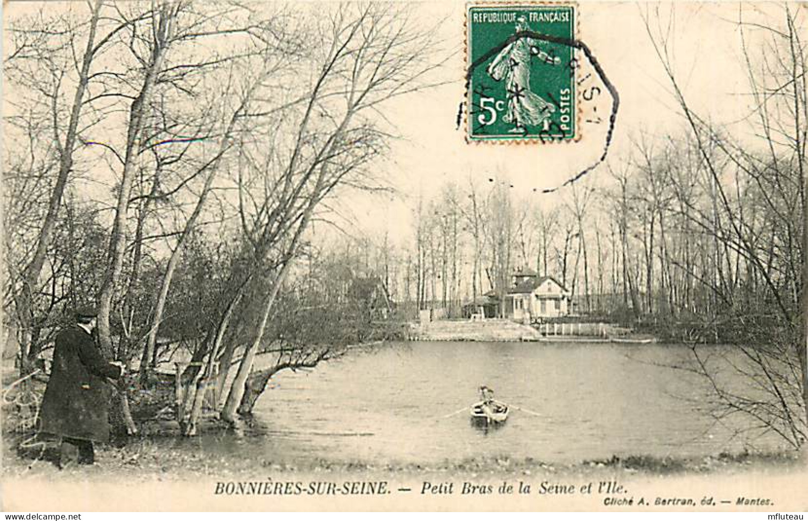 78* BONNIERES SUR SEINE  Perit Bras De Seine Et L Ile         RL08.1245 - Bonnieres Sur Seine