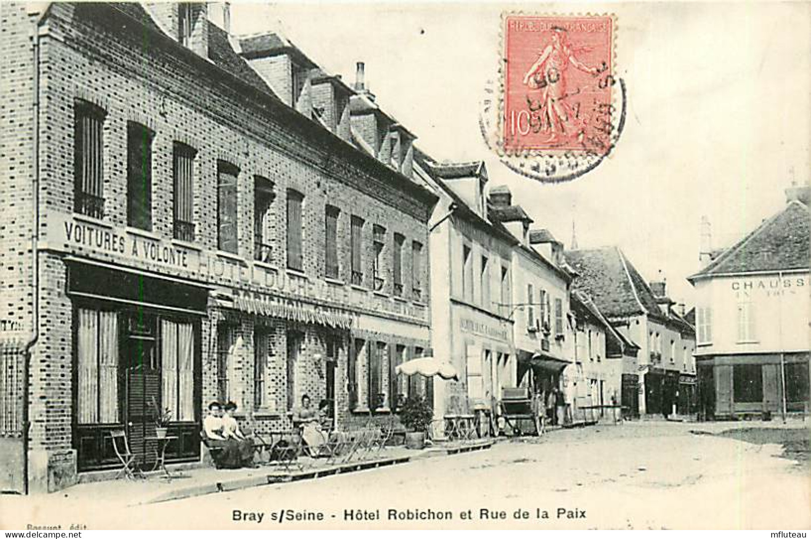 77* BRAY SUR SEINE   Hotel Robichon         RL08.1124 - Bray Sur Seine