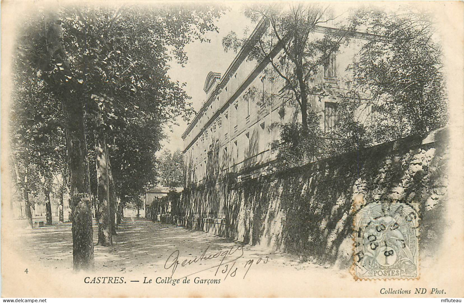 81* CASTRES College De Garcons      RL09.0597 - Castres