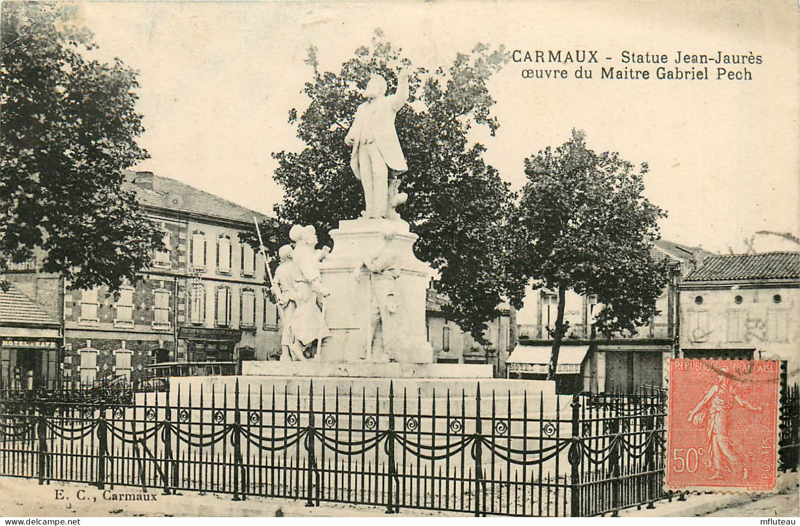 81* CARMAUX     Statue Jean Jaures    RL09.0546 - Carmaux