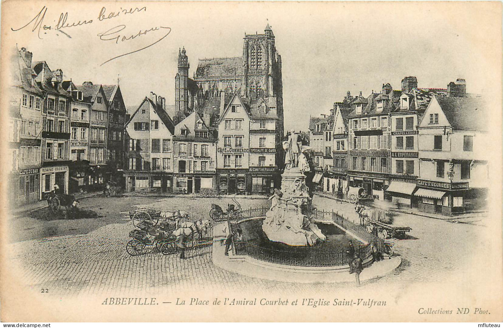80* ABBEVILLE Place Amiral Courbet        RL09.0464 - Abbeville