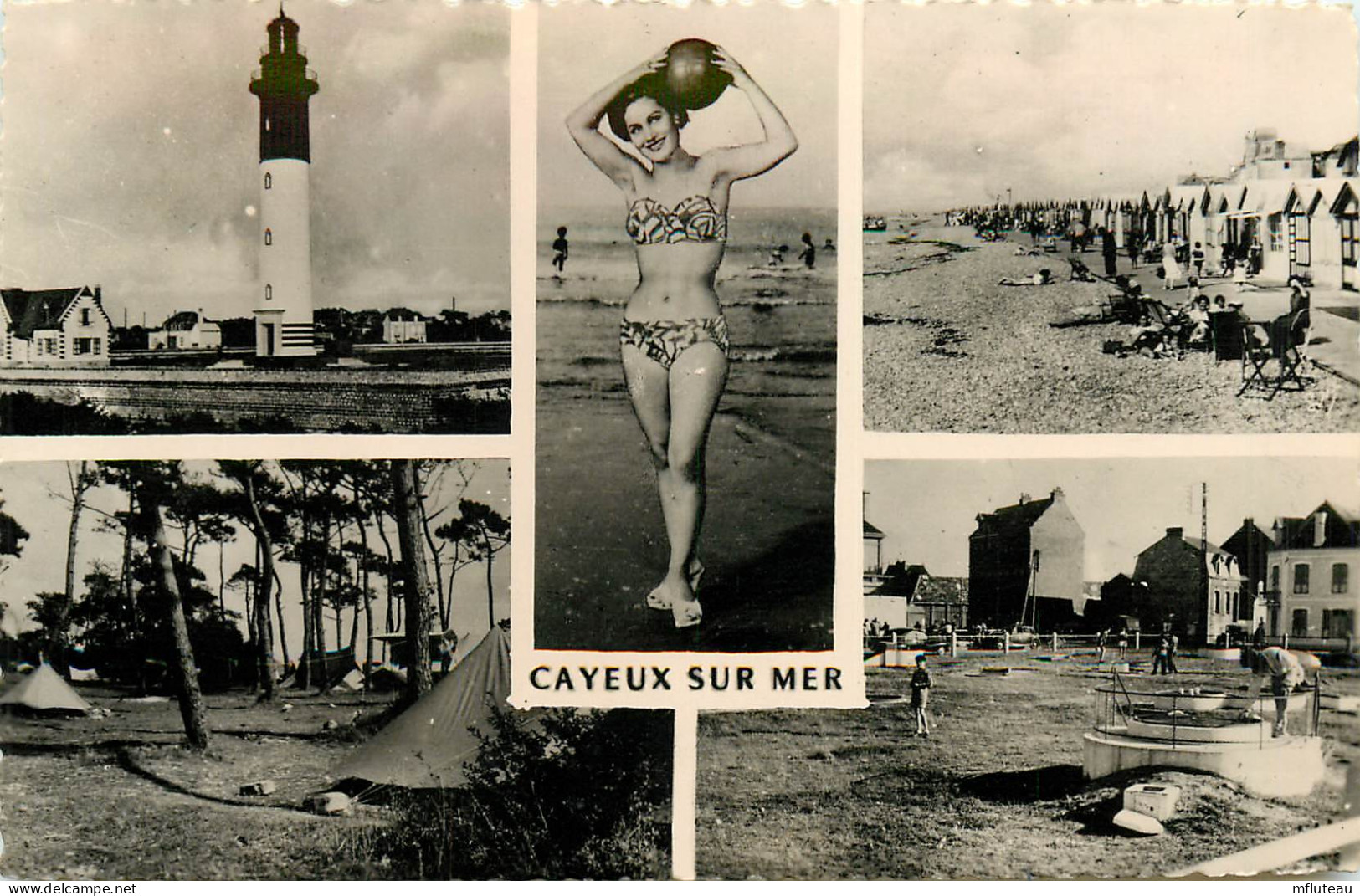 80* CAYEUX SUR MER Multivues -(CPSM 9x14cm)       RL09.0444 - Cayeux Sur Mer