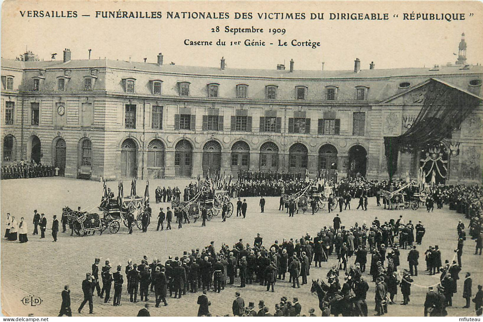 78* VERSAILLES Funerailles Victimes Dirigeable « republique »       RL09.0385 - Versailles