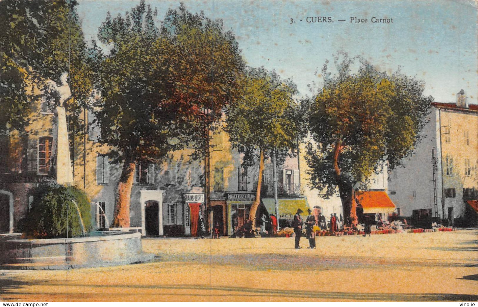 P-24-Mi-Is-2673 : CUERS. PLACE CARNOT - Cuers