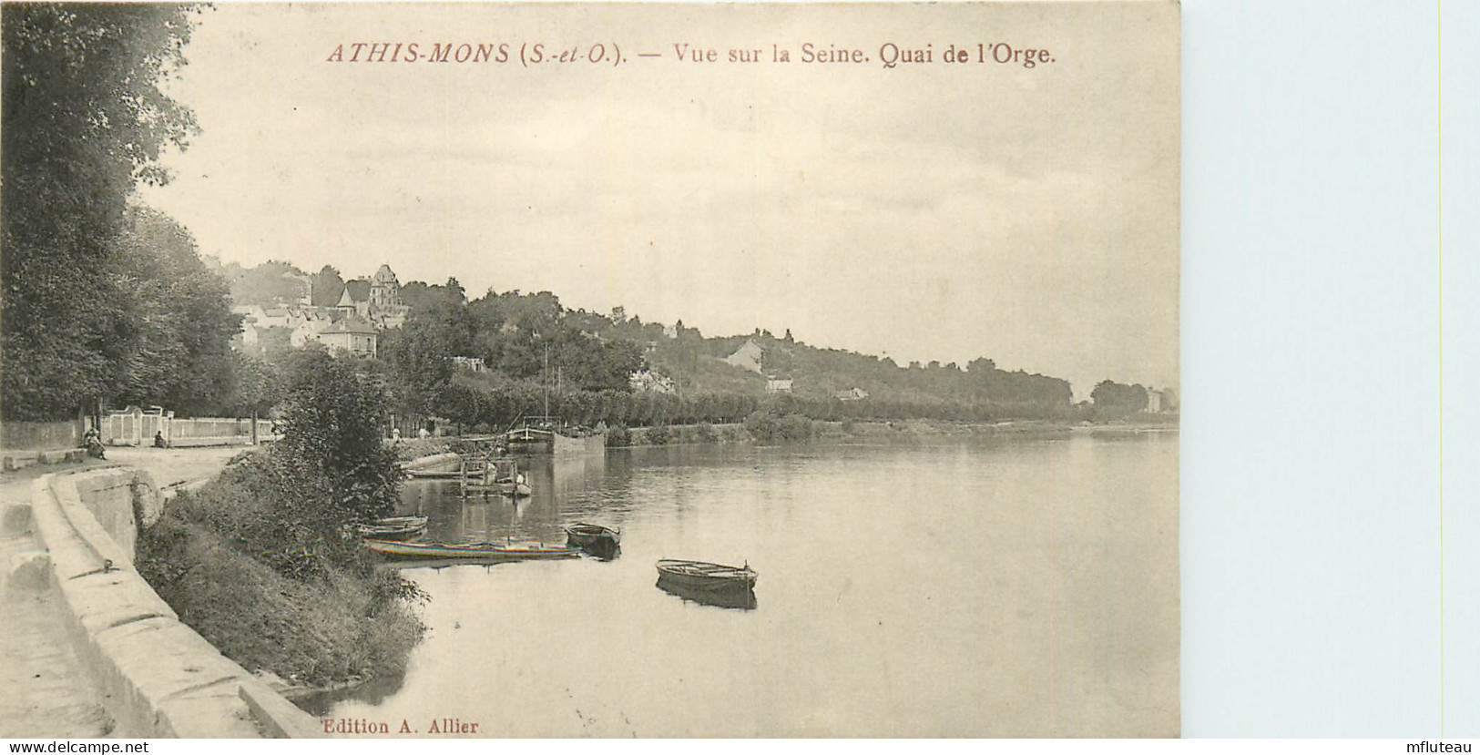 91*  ATHIS MONS  Quai De L Orge Sur La Seine     RL10.0031 - Athis Mons