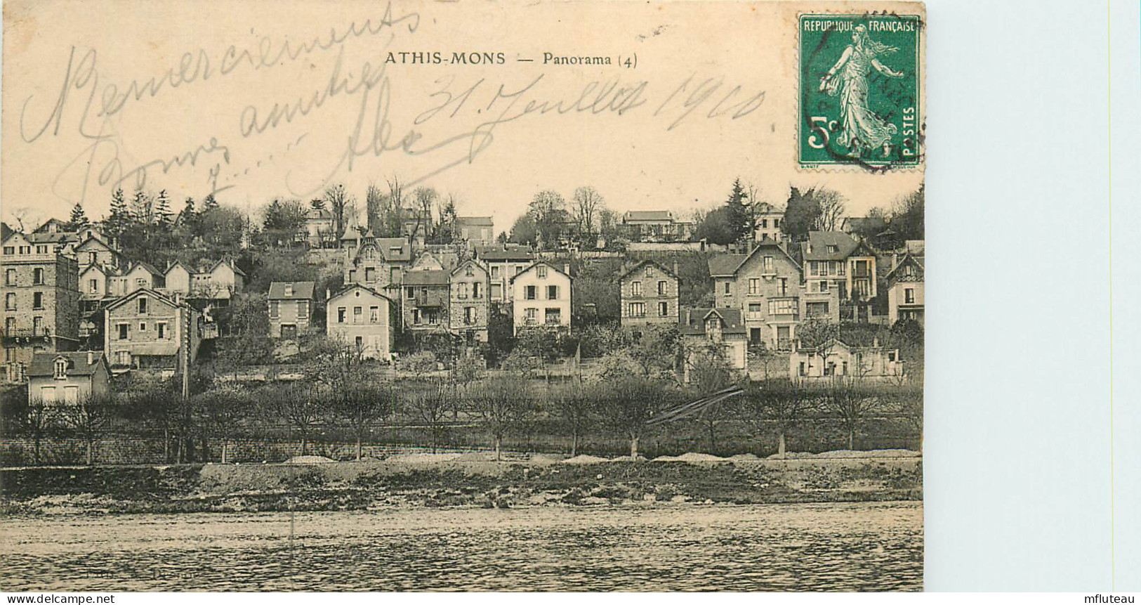 91*  ATHIS MONS   Vue Generale    RL10.0021 - Athis Mons