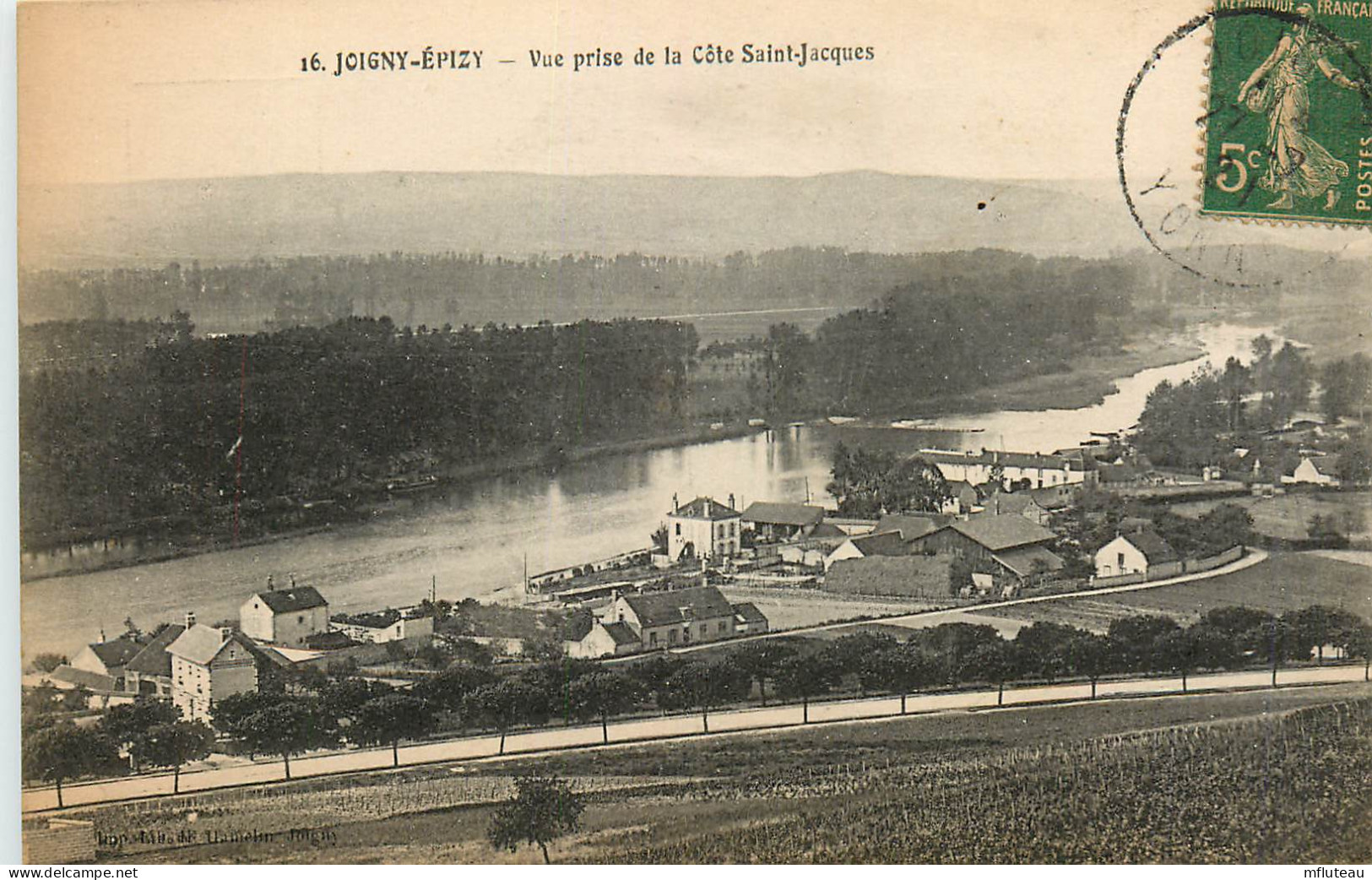 89* JOIGNY  EPISY Vue Prise De La Cote St Jacques          RL09.1254 - Joigny