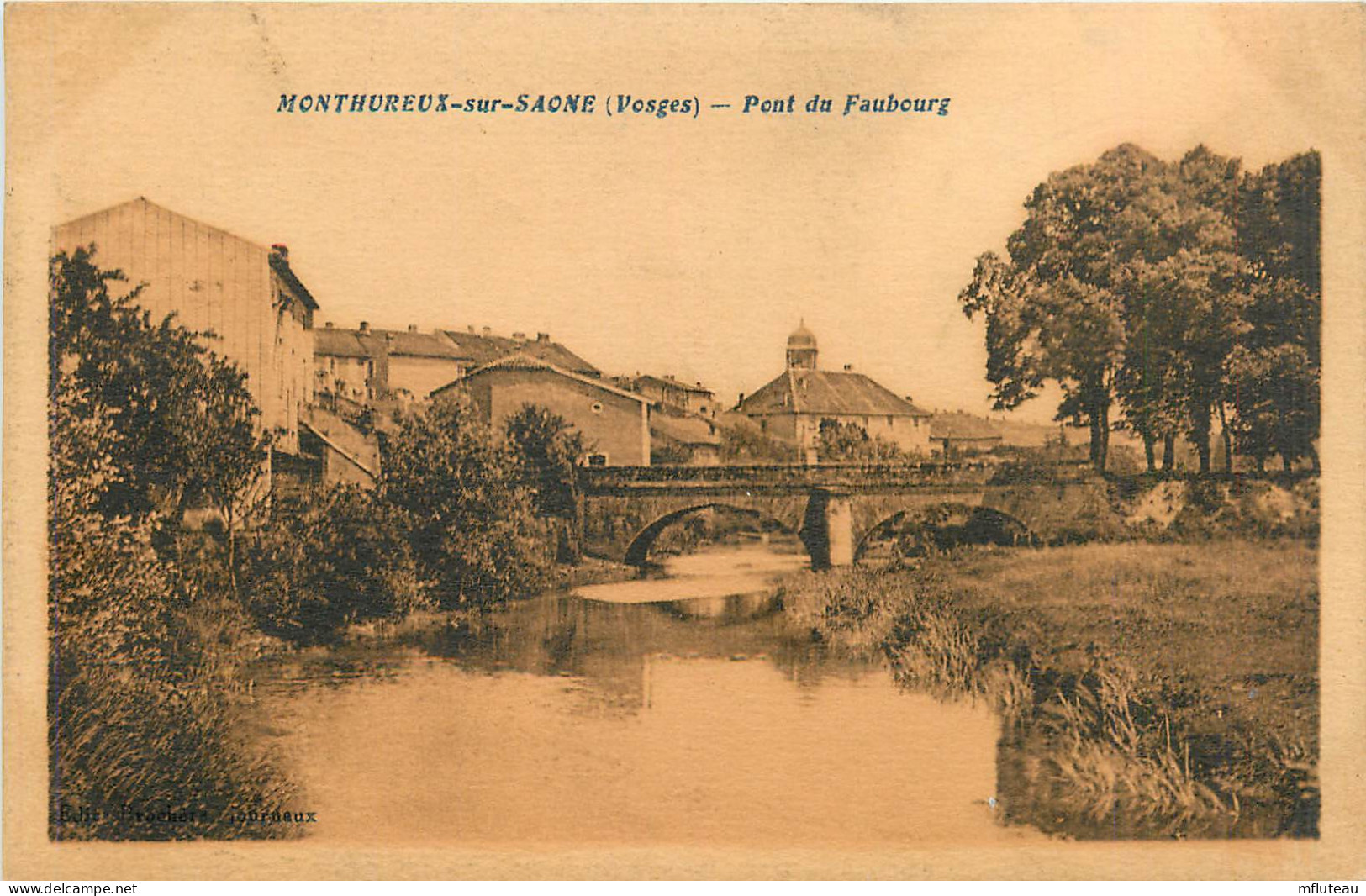 88* MONTHUREUX SUR SAONE  Pont Du Faubourg      RL09.1196 - Monthureux Sur Saone