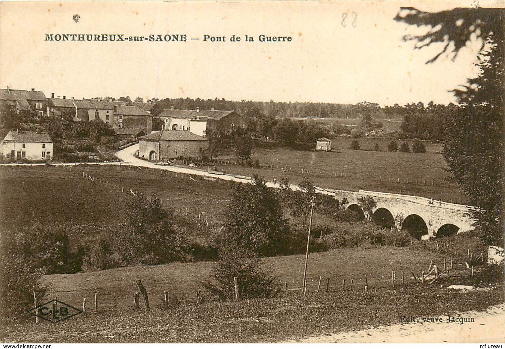 88* MONTHUREUX SUR SAONE Pont De La Guerre      RL09.1186 - Monthureux Sur Saone