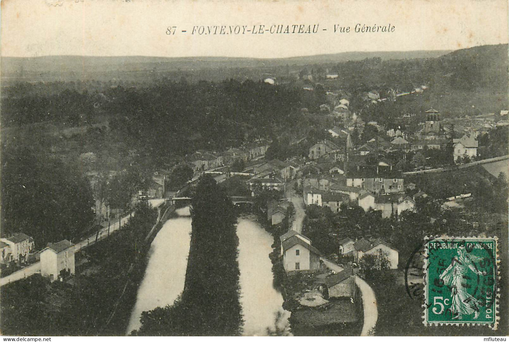 88* FONTENOY LE CHATEAU  Vue Generale        RL09.1172 - Autres & Non Classés