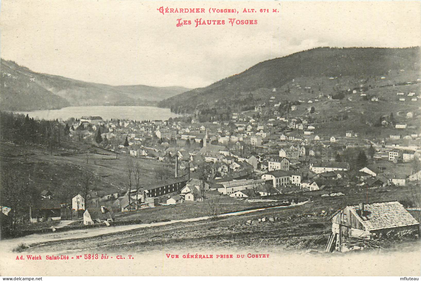 88* GERARDMER        Vue Generale   RL09.1088 - Gerardmer