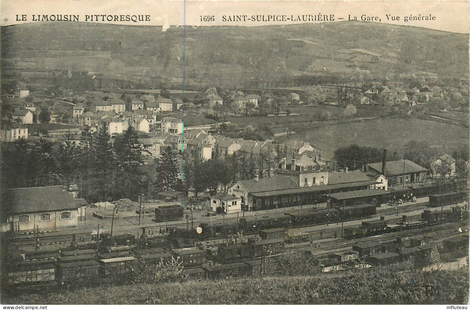 87* ST SULPICE  LAURIERE La Gare Vue Generale        RL09.1045 - Saint Sulpice Les Feuilles