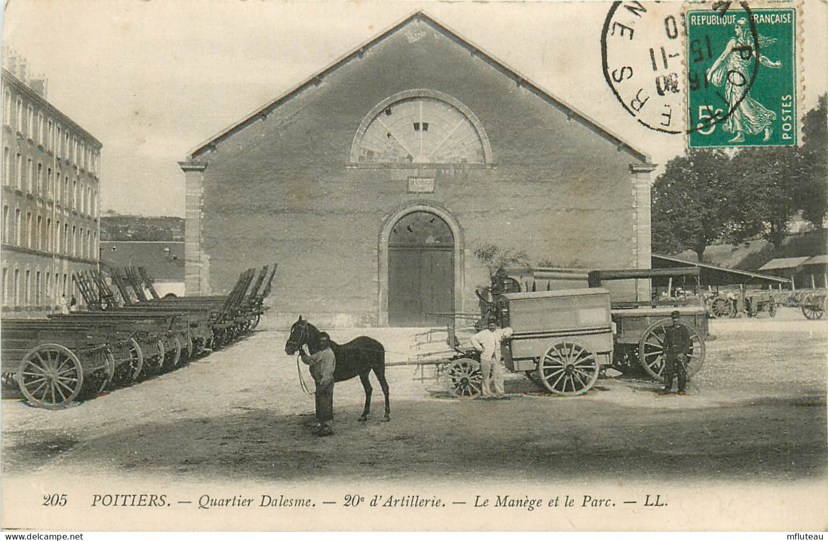 86* POITIERS      Quartier Dalesme  20e Artillerie   RL09.0996 - Barracks