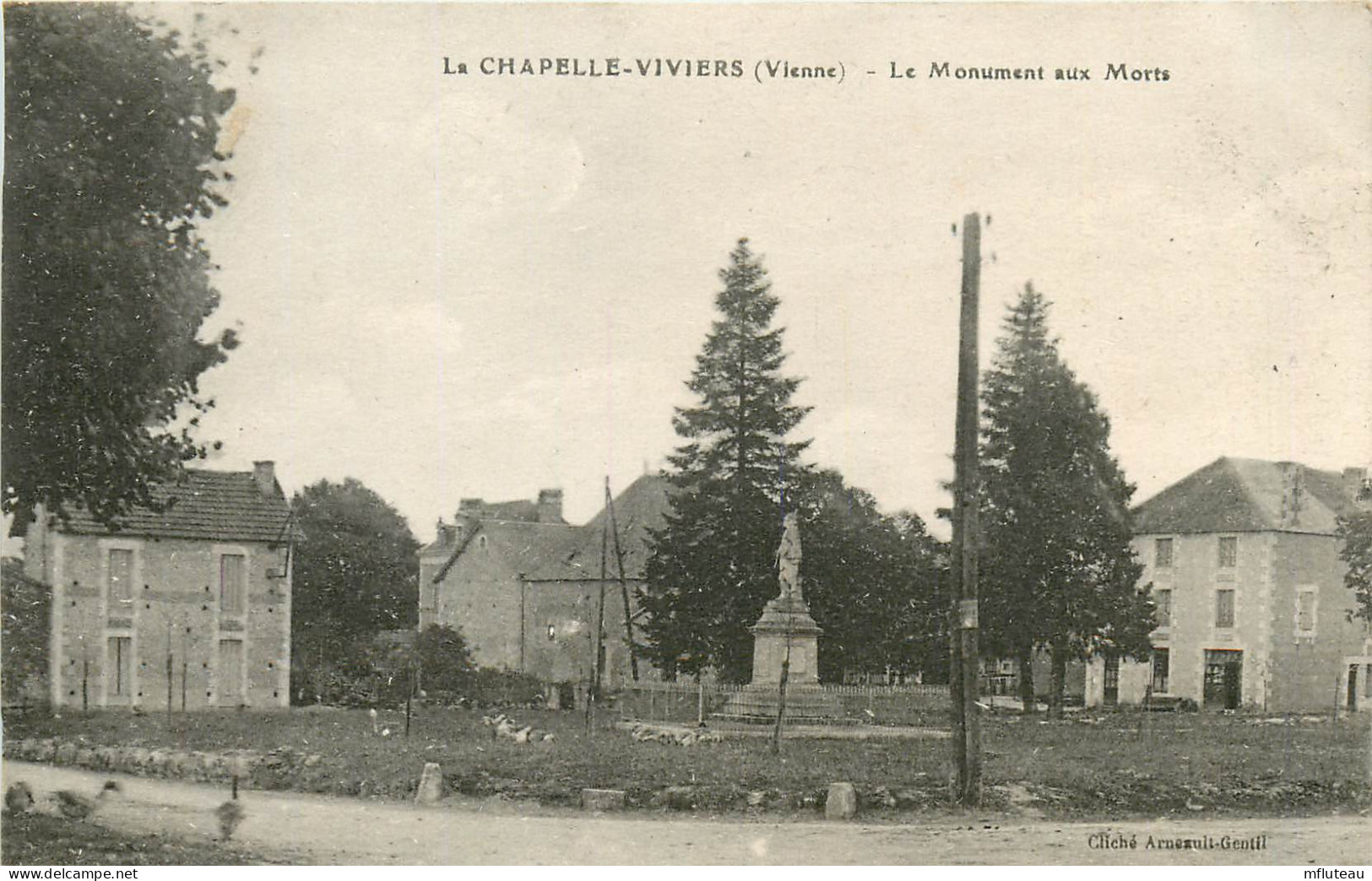 86* LA CHAPELLE VIVIERS  Monmnt Aux Morts        RL09.0994 - Sonstige & Ohne Zuordnung