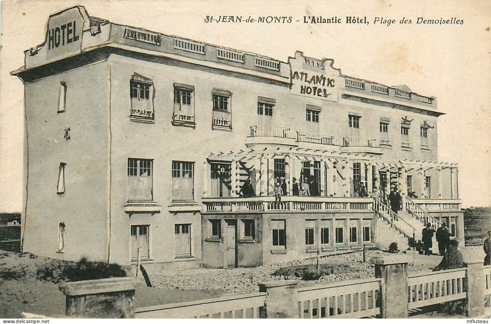 85* ST JEAN DE MONTS  Atlantic Hotel      RL09.0908 - Saint Jean De Monts