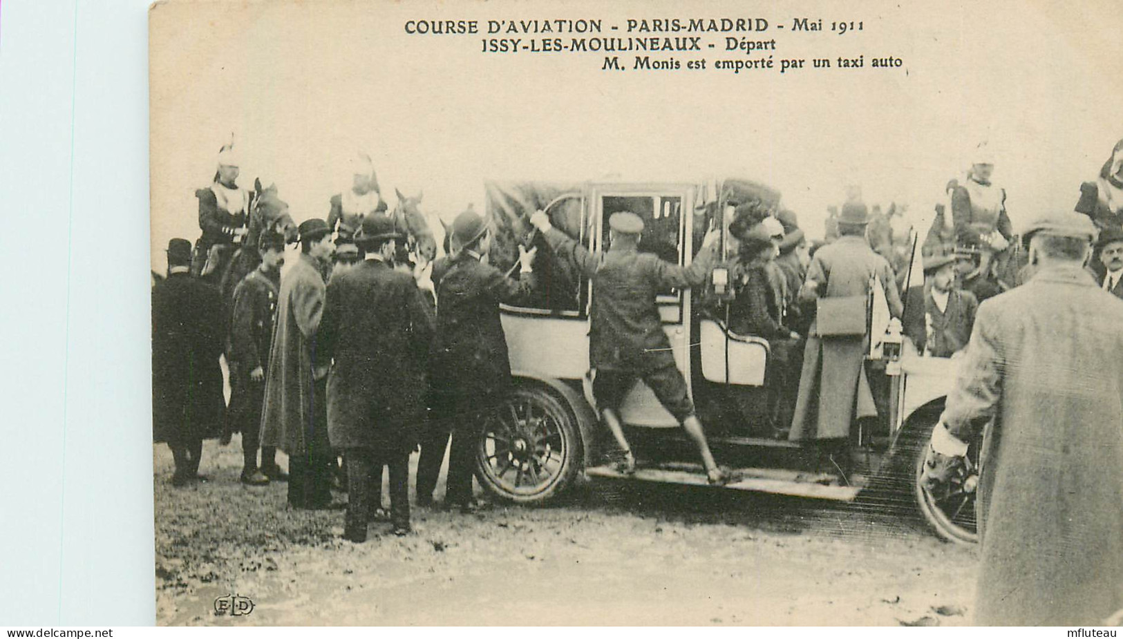 92* ISSY LES MOULINEAUX   Course Aviation « paris-madrid » 1911    RL10.0635 - Issy Les Moulineaux