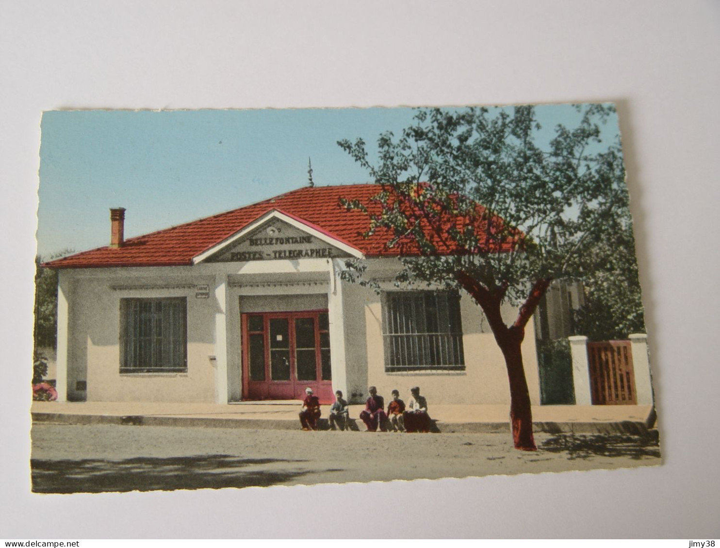 ALGERIE-F 160-BELLEFONTAINE-HOTEL DES POSTES-ANIMEE - Other & Unclassified