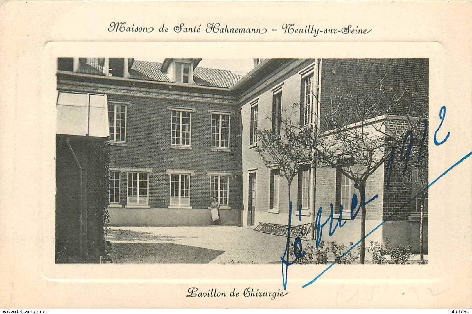 92* NEUILLY  SUR SEINE   Maison Hahnemann -  Chirurgie   RL10.0499 - Neuilly Sur Seine