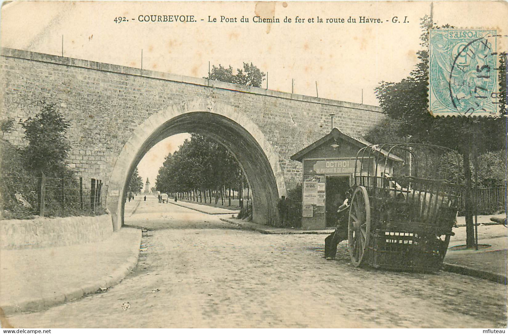 92* COURBEVOIE Pont De Chemin De Fer  Route Du Havre    RL10.0482 - Courbevoie