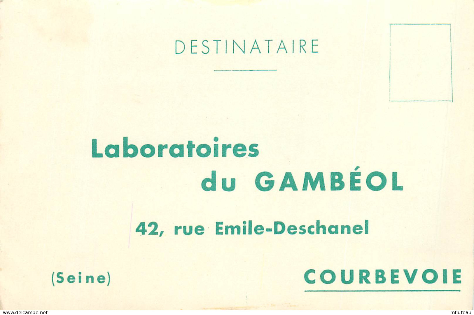 92* COURBEVOIE Labo Du Gambeol   RL10.0438 - Gesundheit