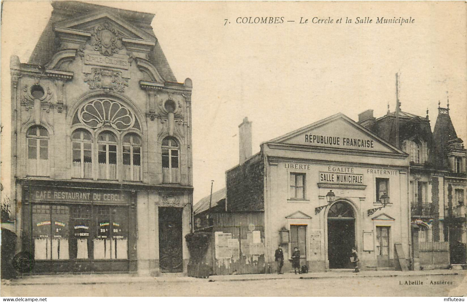 92* COLOMBES   Cercle Et Salle Municipale     RL10.0416 - Colombes