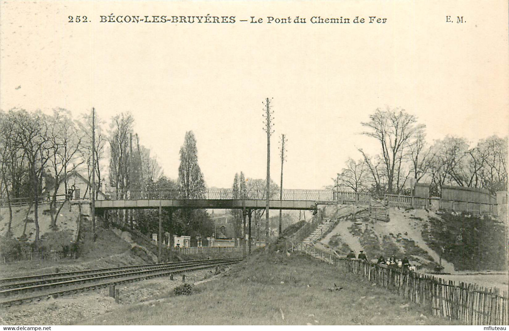 92* BECON LES BRUYERES   Pont Du Chemin De Fer    RL10.0370 - Sonstige & Ohne Zuordnung