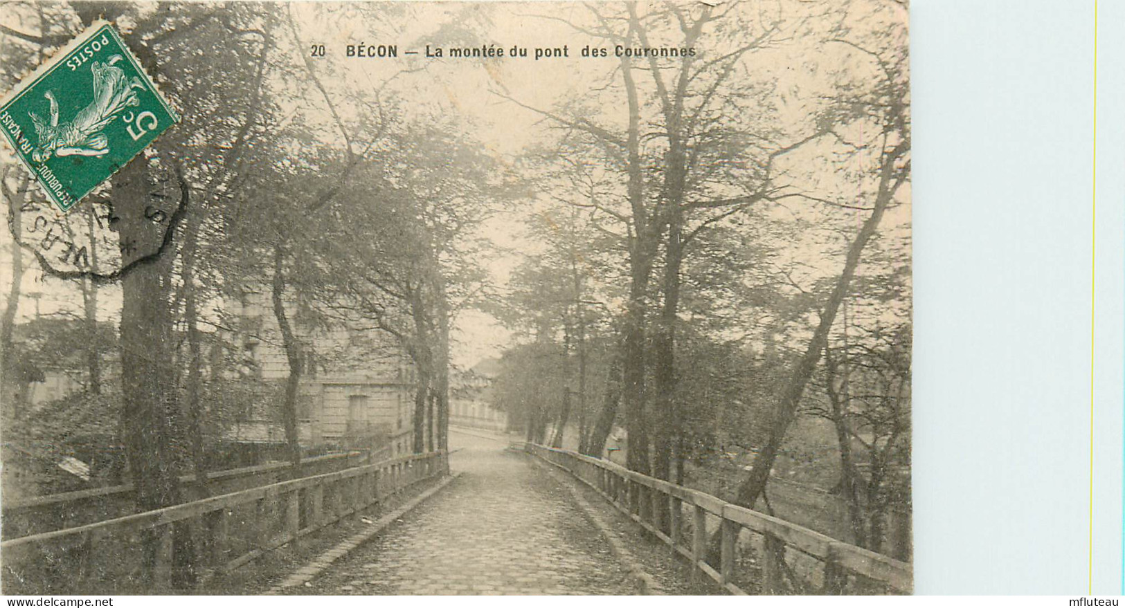 92* ASNIERES S/SEINE - BECON  Montee  Pont Des Couronnes     RL10.0335 - Asnieres Sur Seine