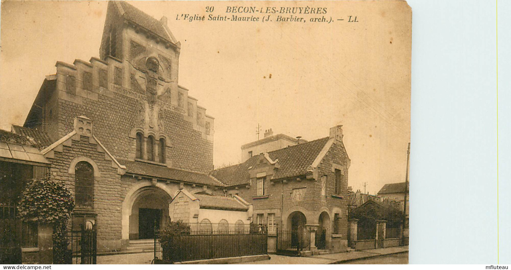 92* COURBEVOIE - BECON LES BRUYERES  Eglise St Maurice      RL10.0303 - Courbevoie