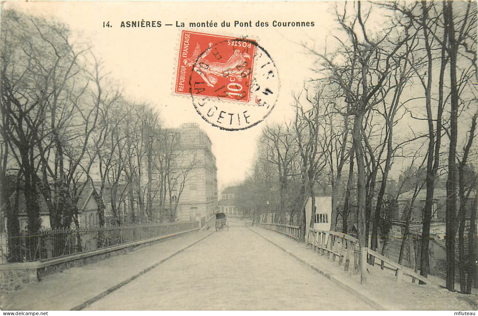 92* ASNIERES Montee Du Pont Des Couronnes   RL10.0281 - Asnieres Sur Seine