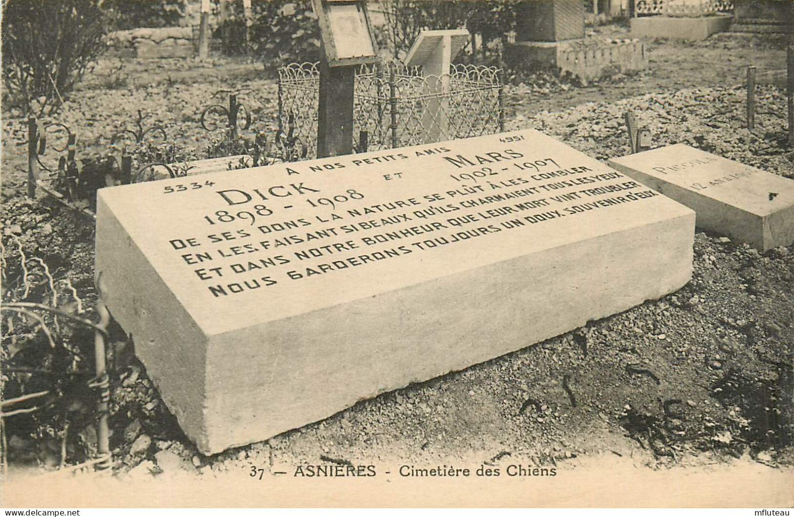 92* ASNIERES  Cimetiere Des Chiens    RL10.0277 - Asnieres Sur Seine