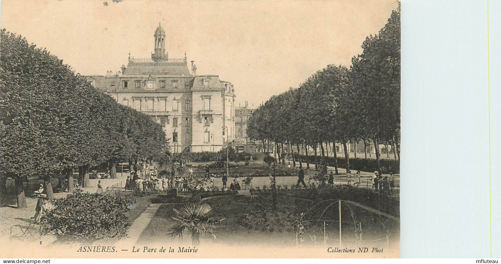 92* ASNIERES Parc De La Mairie   RL10.0272 - Asnieres Sur Seine