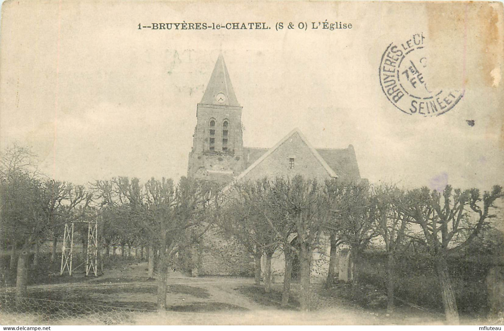 91* BRUYERES LE CHATEL Eglise     RL10.0208 - Bruyeres Le Chatel
