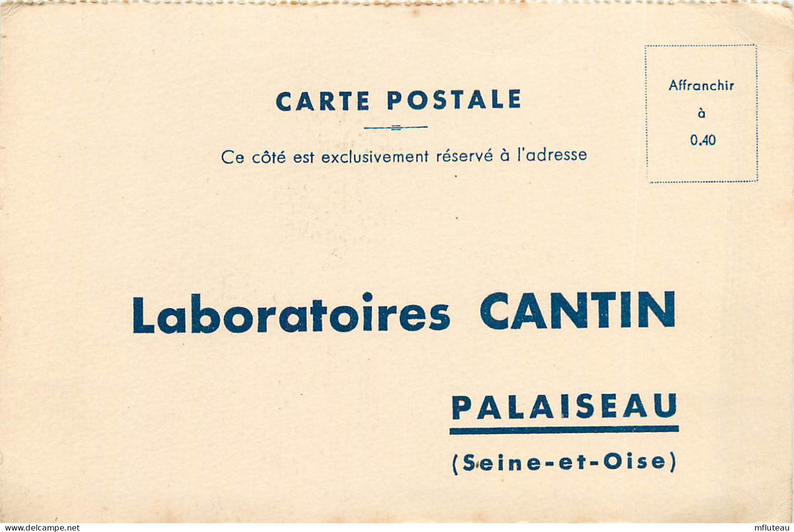 91*  PALAISEAU  Carte Labo CANTIN     RL10.0068 - Health